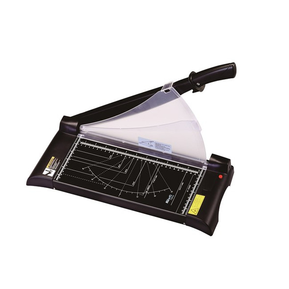 Ledah A4 Office Guillotine with Laser 10 Sheet Capacity Black