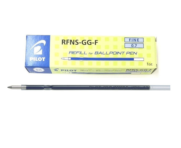 Pilot Retractable Ballpoint Refill 0.7mm Blue Box of 12