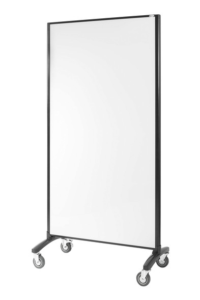 Visionchart VRD1890GW Communicate White Glassboard / Grey Pinnable - Room Dividers - 1800 x 900mm | It's A Mega Thing
