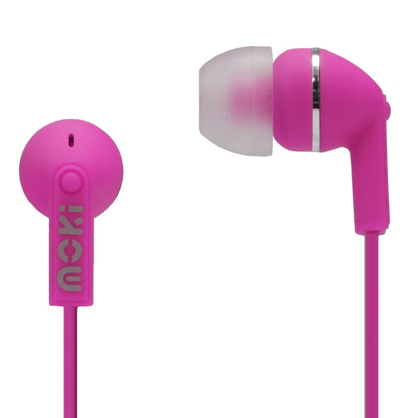 Moki Dots Noise Isolation Earphones Pink