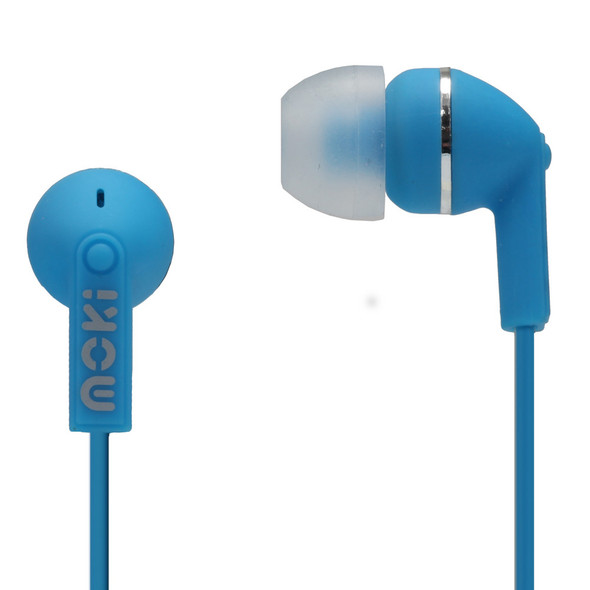 Moki Dots Noise Isolation Earphones Blue