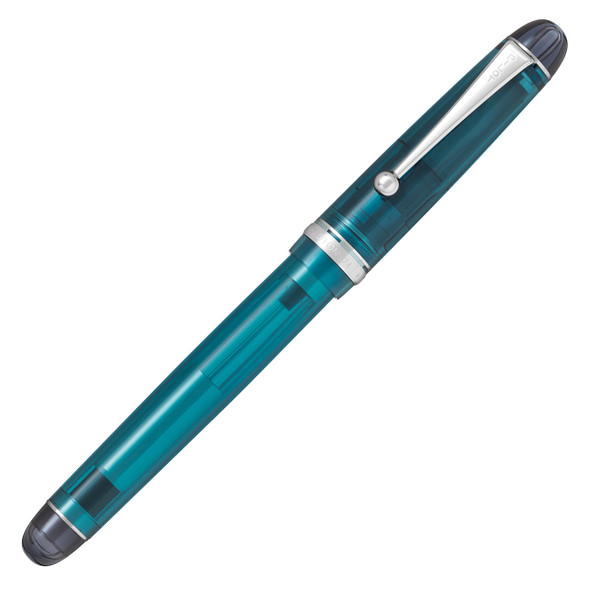 Pilot Custom 74 Fountain Pen Turquoise Green Barrel Medium Nib