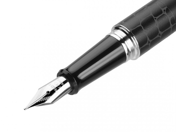 Pilot MR2 Black Crocodile Barrel Medium Nib Fountain Pen 