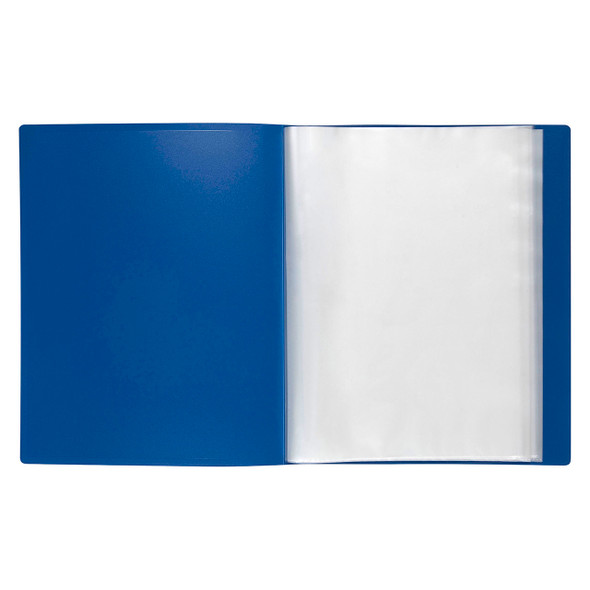 Marbig Display Book Blue with Insert Cover Non Refillable 40 Page Pack of 10