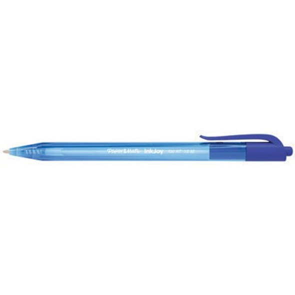 Papermate Inkjoy 100RT Retractable Ballpoint Pen Medium 1.0mm Blue