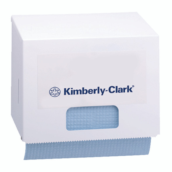 Kimberly Clark Small Roll Wiper Dispenser White