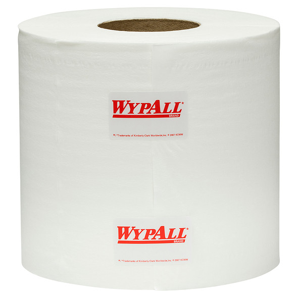 WypAll L10 Control Centrefeed Wiper Roll 1 Ply White 790 Wipers Box of 4