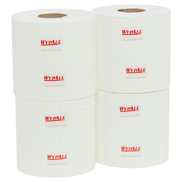 L10 Heavy Duty Centrefeed Wiper Roll White 300m Box of 4 WypAll