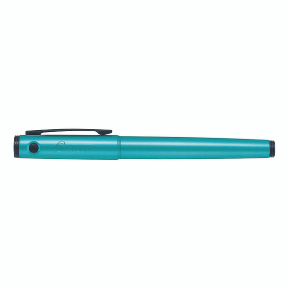 Pilot Explorer Fountain Pen Metallic Emerald Blue Barrel Medium Nib