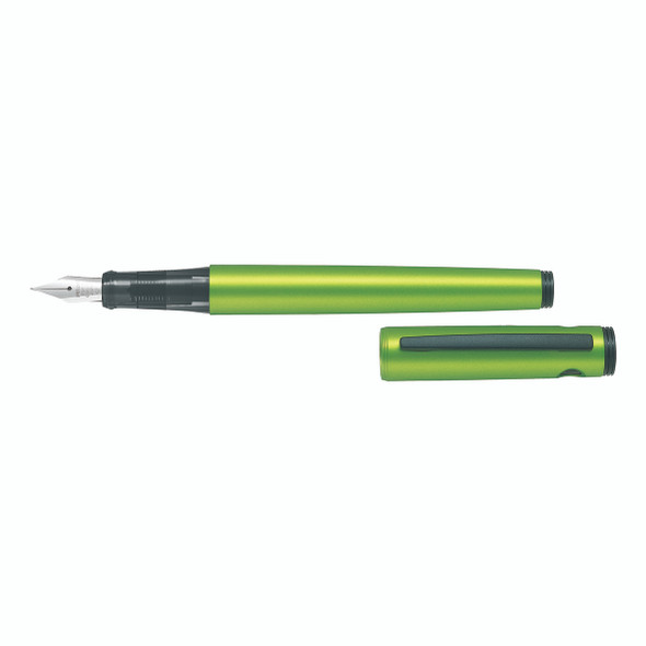 Pilot Fountain Pen Explorer Metallic Lime Green Barrel Fine Nib