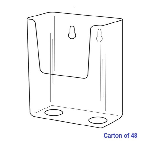 Bulk A5 Wall Mount Brochure Holders Carton of 48 Blueprint