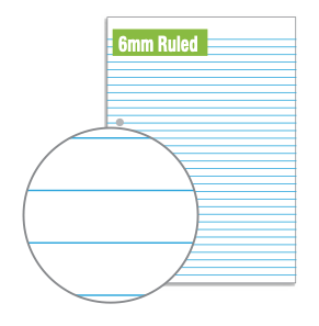 Olympic A5 Loose Leaf Refill Non-Reinforced 6mm Ruled 40 Leaf