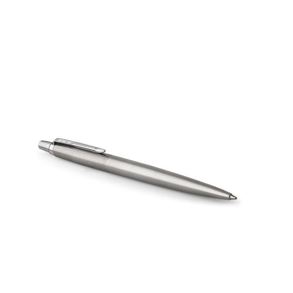 Parker Ballpoint Pen Jotter Stainless Steel and Chrome Trim Medium Tip