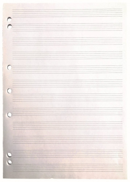 Writer WP4073 Music Notepad 70gsm 50 sheet A4 (294x208mm) Pack 10 | It's A Mega Thing