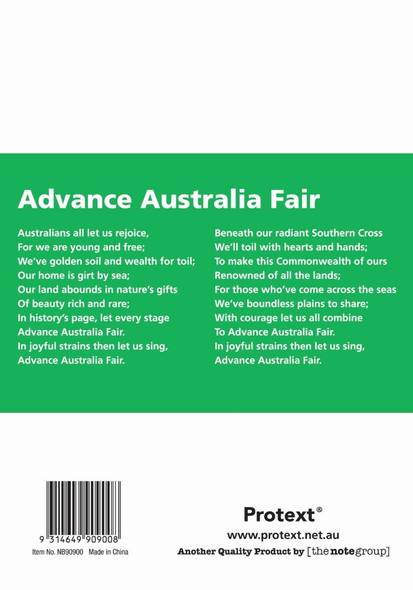 Protext Green Student Notebook 64 Page 8mm Single Ruled Pack of 20