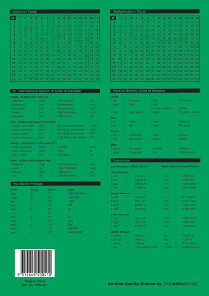 Protext Premium E19 Exercise Book A4 96 Page 5mm Graph Pack of 10