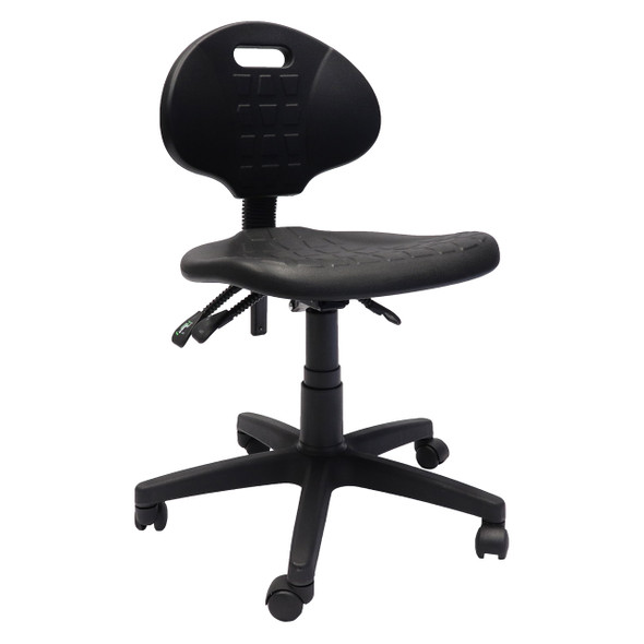 Rapidline Black Laboratory Chair 845-960mm Height