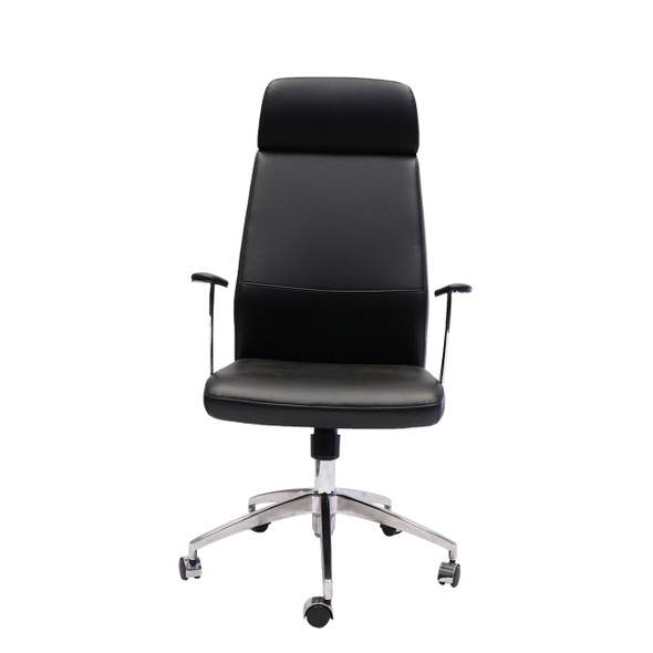 Rapidline CL3000H High Back Slimline Executive Chair Black PU