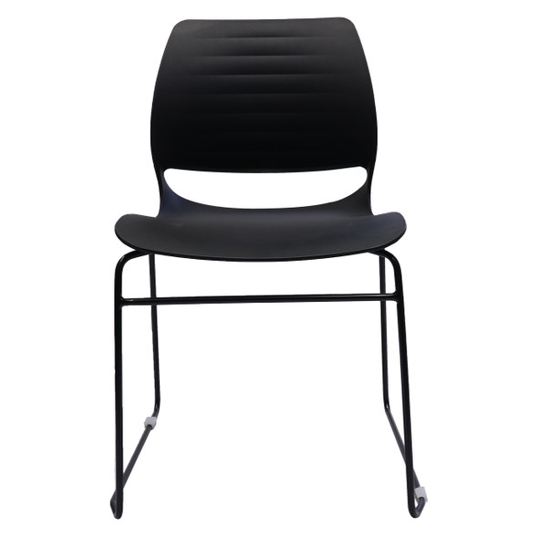 Rapidline Black Vivid Visitor Chair Sled Base