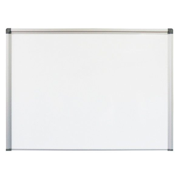 Rapidline Standard Whiteboard 900 x 15 x 600mm Aluminium Frame
