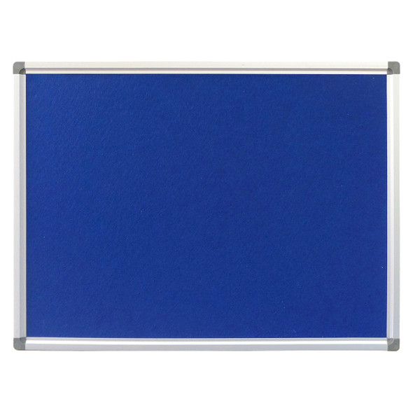Rapidline Standard Pinboard 1500 x 15 x 900mm Blue Upholstery