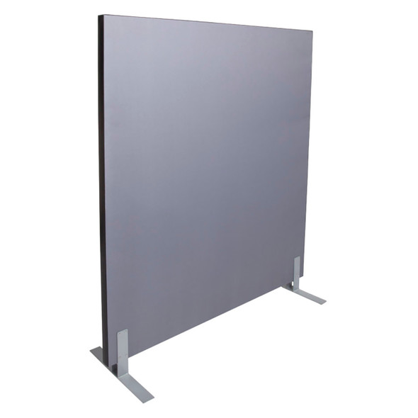 Rapidline Free Standing Acoustic Screen 1500 x 50 x 1800mm Grey Upholstery