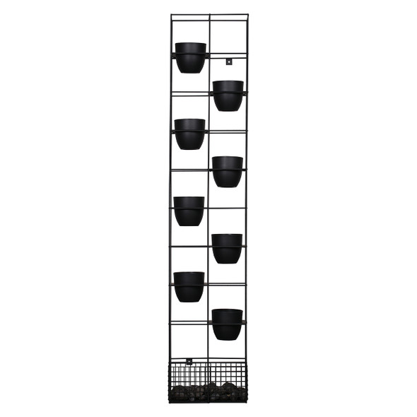 Rapidline Rapid Bloom Vertical Garden 390 x 210 x 1940mm Black