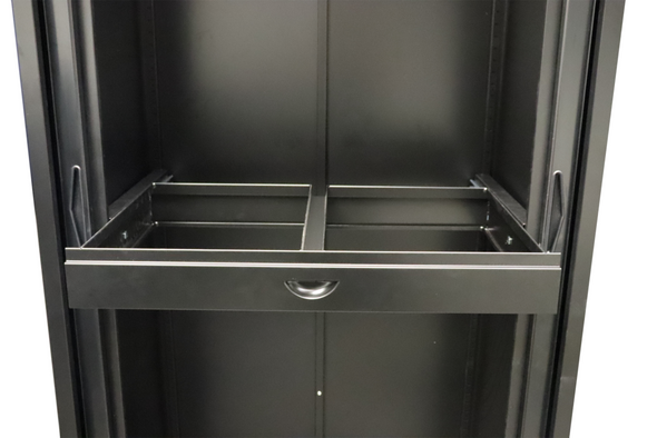 Rapidline Black Roll Out File Frame Only for Go Tambour Door Cupboard 1200mm W