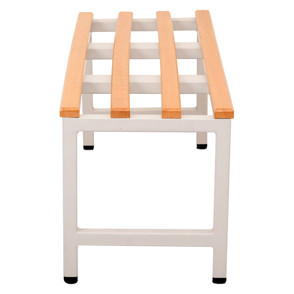 Rapidline Single Sided 1000 x 360 x 400mm Bench Seat Light Oak / Silver Grey