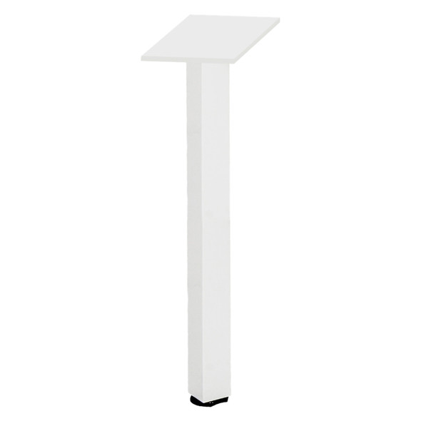 Rapidline Pole Leg Only White for Rapid Span Corner Workstation