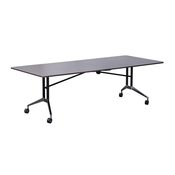 Rapidline Rapid Edge Folding Meeting and Boardroom Table 2400 x 1000mm Driftwood