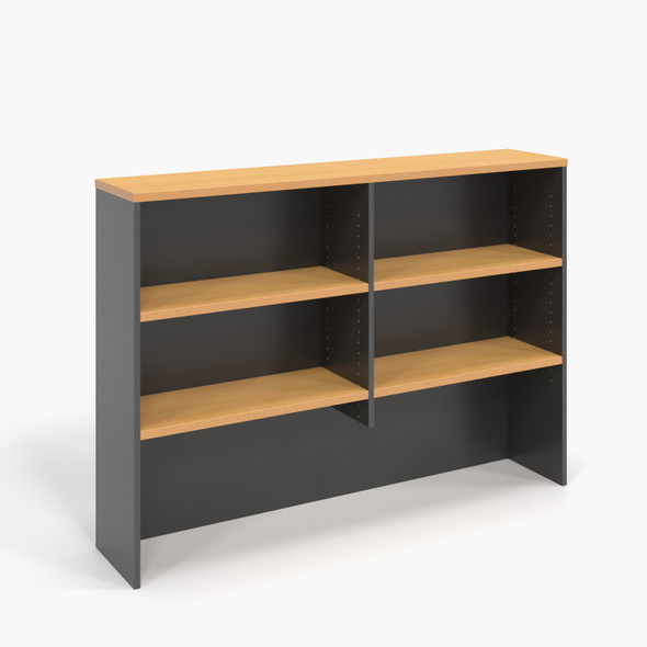 Rapidline Rapid Worker Overhead Hutch 1500 x 315 x 1070mm Beech / Ironstone