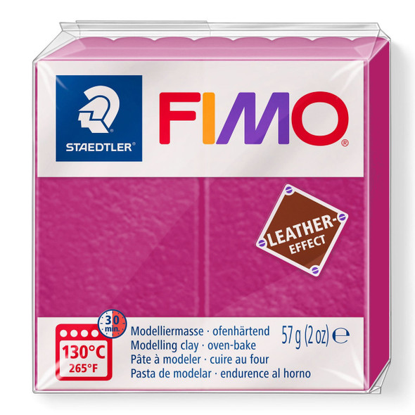 Fimo Leather-Effect Berry