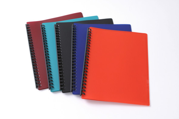 Olympic Display Book Refillable A4 20 Pages Matt Assorted Colours Pack of 20