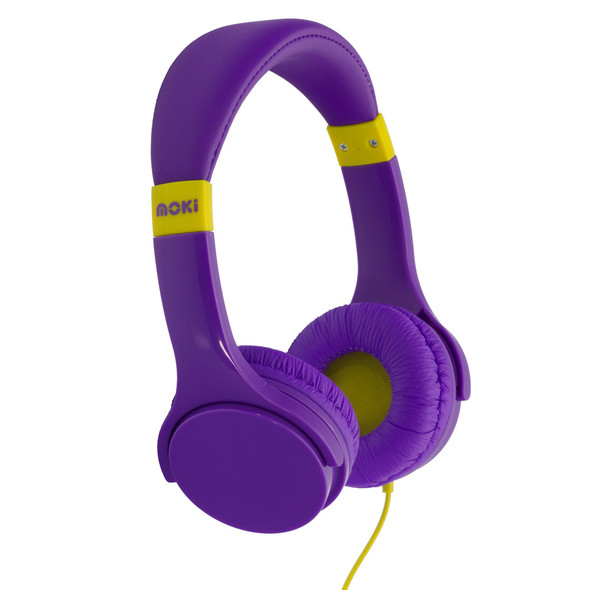 Moki Lil Kids Volume Limited Headphone Purple