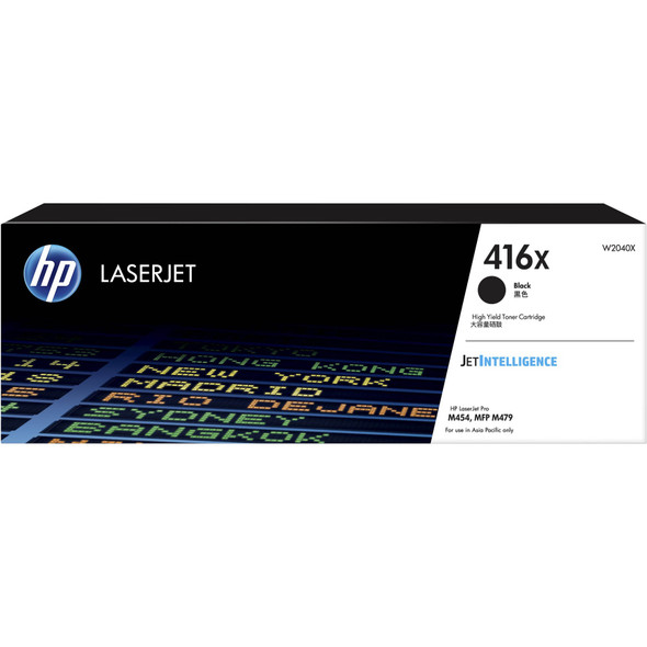HP 416X High Yield Original LaserJet Toner Cartridge Black 7500 Pages