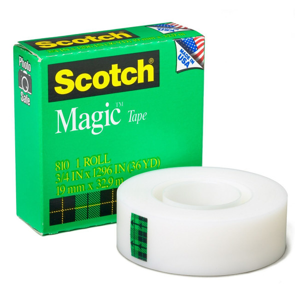 Scotch 19mm x 25.4m 810 Magic Tape