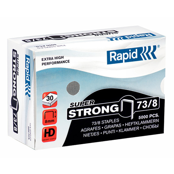 Rapid Super Strong 73/8mm Staples Box 5000