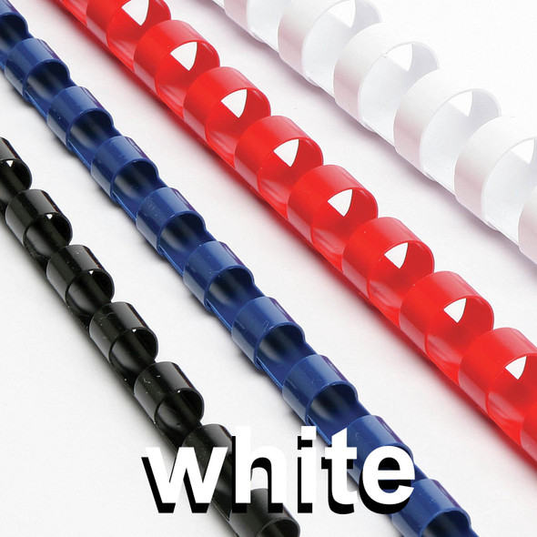 Rexel Binding Comb 12.5mm White Pack of 100