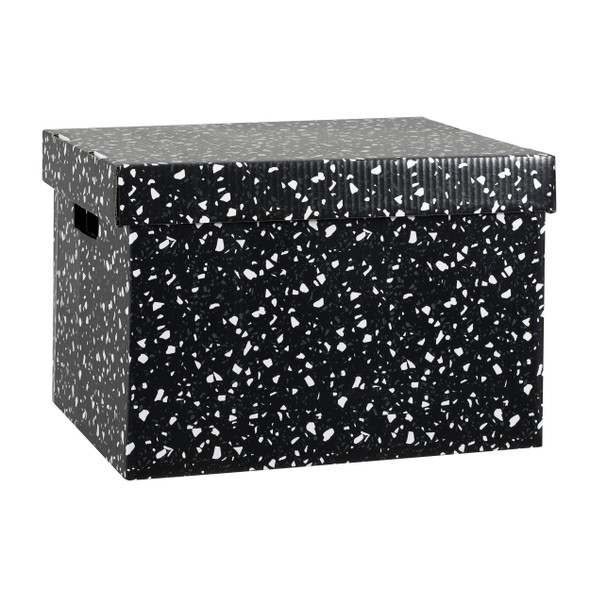 Marbig Patterned Archive Box Terrazzo Pack of 10