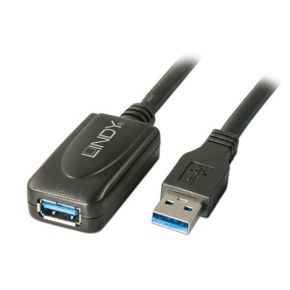 Lindy 5m USB 3.0 Active Extension Cable Type A Male to Female