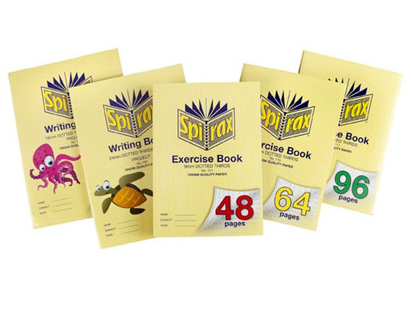 Spirax Exercise Book 105 A4 48 Page 24mm Dotted Thirds Pack of 20