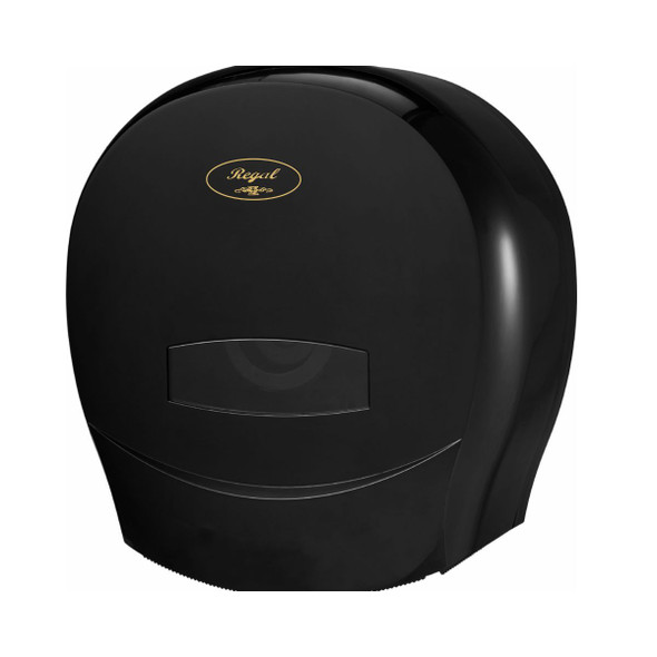 Regal Jumbo Toilet Roll Dispenser Black Wall Mounted ABS Regal Jumbo Toilet Roll Dispenser Black Wall Mounted ABS