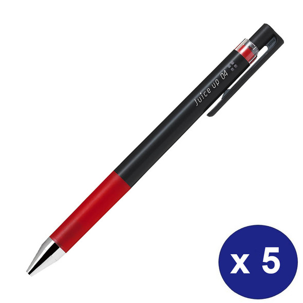 Pilot Juice Up Gel Pen 0.4mm Red Box of 5