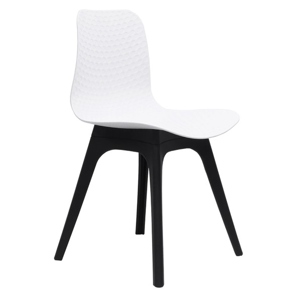 Rapidline Lucid Breakout Chair White Shell / Black Base