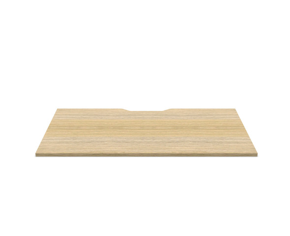 Rapidline Scalloped Table Top Only 1500 x 750 x 25mm Natural Oak
