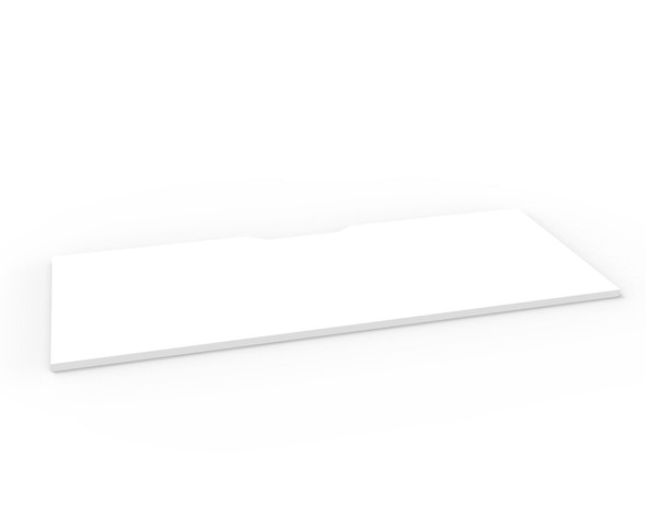 Rapidline Scalloped Table Top 1800 x 750 x 25mm Only Natural White