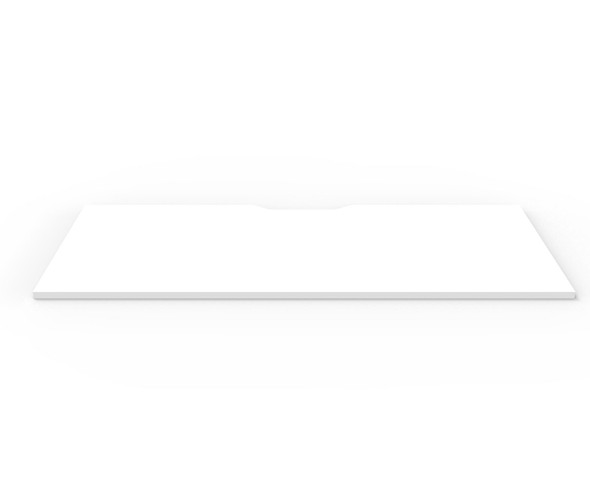 Rapidline Scalloped Table Top Only 1800 x 750 x 25mm Natural White