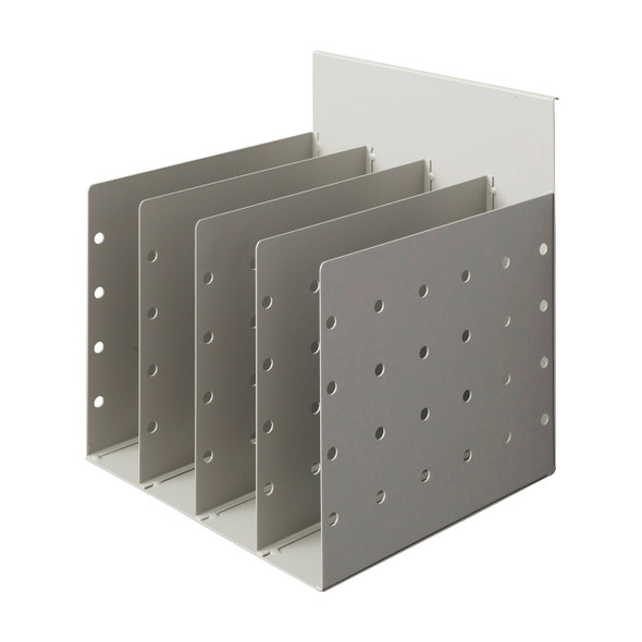 Rapidline Rapid Screen Document Divider 4 Slot Silver Grey