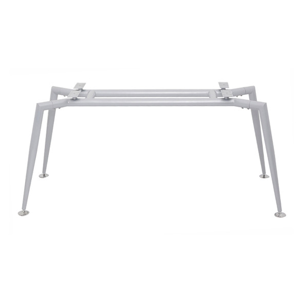 Rapidline 4 Leg Base Only Brushed Silver for Meeting Table Top 1800 x 900mm
